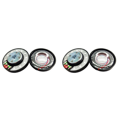 4X Hoofdtelefoonluidspreker 40 mm Luidspreker DIY-Hoofdtelefoonluidspreker Composietmembraanluidspreker Hoofdtelefoonluidsprekerstuurprogramma