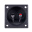5X Square Shape Double Binding Post Type Speaker Box Terminal Cup Black 2