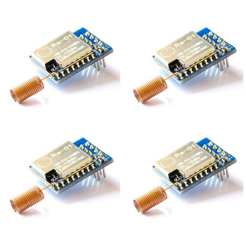 4X Ra-01 LoRa SX1278 433M Wireless Spread Spectrum Transmission Module Most Distant 10KM