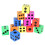 Soft colorful foam dice set 12 pieces 2