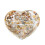Heart Bowl Jewelry Storage Bowl Khaki 6