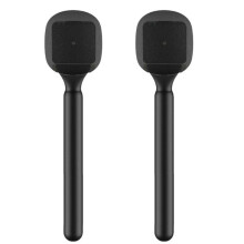 2X Handheld Draadloze Microfoon Handgreep Stick Plug And -Handgreepadapter voor SYNCO Comica