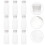 15er-Packung transparente ABS-Saftflaschen, 100 ml 3