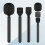 2X Adattatore Collega e Usa per Impugnatura per Microfono Wireless Portatile per  SYNCO Comica 4