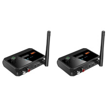 2X 5.3 Digital Display Receiver Fiber Optic Coaxial Adapter Supports U Disk MP3 Player