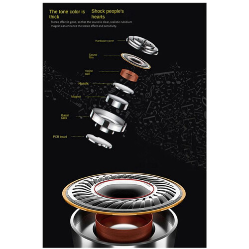 4X Hoofdtelefoonluidspreker 40 mm Luidspreker DIY-Hoofdtelefoonluidspreker Composietmembraanluidspreker Hoofdtelefoonluidsprekerstuurprogramma 1