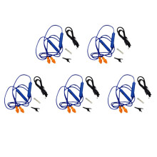5X Ohrstöpsel -Kopfhörer für die Arbeit, Geräuschunterdrückung, Gehörschutz, Baustellen, Laute Orte, Blau