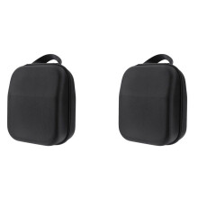 2X Vierkante Hoofdtelefoon-Organizer Draagbare -Hoofdtelefoon Beschermhoes Reistas Bento-Tas
