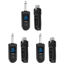 3X Nieuwe Draadloze Microfoon UHF Draadloze XLR-Zender en -Ontvanger voor Dynamische Microfoons, Audiomixers, PA-Systemen