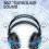2X Gamingheadset 7.1 Stereo Surround Bass-Headset Computergamingconsole met Microfoon RGB-Headset 5