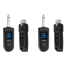 2X New Wireless Microphone UHF Wireless XLR Transmitter and Receiver for Dynamic Microphones Audio Mixers PA Systems
