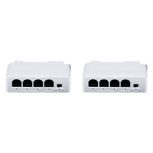2X Rallonge PoE 1 à 3  Répéteur Poe 10/100 M IEEE802.3Af pour Extension de Transmission IP pour Commutateur POE Caméra IP NVR