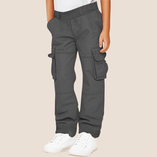 CHGBMOK Παιδικό Παντελόνι Cargo Casual Εξωτερικού Χώρου Γρήγορο Στέγνωμα Αδιάβροχο 1