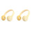 2X Headband  Headset Y08 Wireless  Headset Portable Foldable Children Headset Yellow 1
