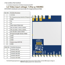 3X VM1373R 1.2G 1.3G 9 Kanalen VRX Analoge Ontvanger Hoge Gevoeligheid Sterk RSSI-Signaal Naar Detectie SFT