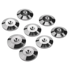 32PCS Metal Shockproof Foot Spikes Pads Stands Mats for Speakers CD Players Turntable Amplifier DAC Recorder Feet Pad