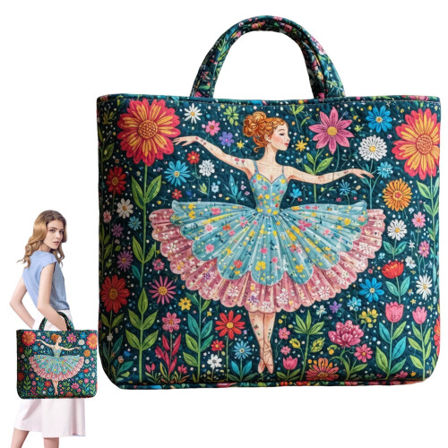 Γυναικεία καπιτονέ τσάντα Tote, μικρή 13" Π x 12,2" Υ 2