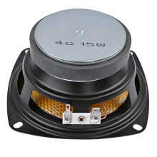 5Pc 4Inch Audio Portable Speaker 4 Ohm 15W Bass Speaker DIY Professional Multimedia Subwoofer Speakers for Sound System