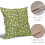 Fodere per cuscini floreali verde lime 45x45 cm (2 pezzi) 4
