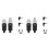 2X 0V/48V Wireless XLR Microphone Transmitter and Receiver Microphone Wireless System Rechargeable 1