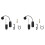 2X Violin Wireless Microphone Musical Instrument Microphone Stage Performance Audio Receiver and Transmitter Long Clip 2
