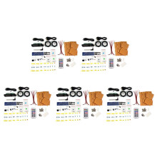 5X DIY Speaker Kit with FM Radio 87.5-108MHZ DIY Soldering Project Practice Electronic Kit Solder Assembly