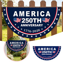 250th Anniversary Bunting 1.5x3ft 2pcs