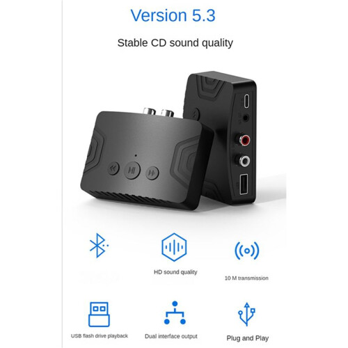 2X 5.3  Music Receiver  Adapter Wireless  Audio Receiver  Speaker Receiver 1