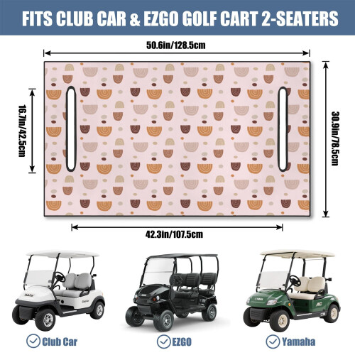 Golfkarstoelhoes van microvezel, 51" x 31" 2