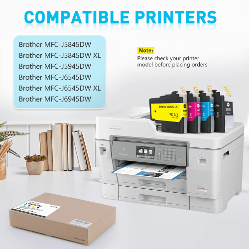 Σετ κασετών μελανιού Brother LC3037 συμβατό με Unetink 2