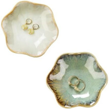 Keraaminen lootuslehden sormuksenpidike Dish2Pack
