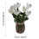 Mini Hand-Blown Glass Flower Bouquet with Vase – Spring 2