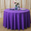 Tablecloth Tablecloth Tear Resistant No Fading Polyester Washable Round Tablecloth for Kitchen 7