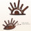 Ξύλινη θήκη δαχτυλιδιών Evil Eye Display Stand with6Ring Posts Easy Assembly Display Stand Κοσμημάτων Organizer Home 6