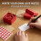 DIY Love Notes Box with Heart Stickers, Blank Cards and 4