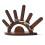Ξύλινη θήκη δαχτυλιδιών Evil Eye Display Stand with6Ring Posts Easy Assembly Display Stand Κοσμημάτων Organizer Home 7