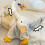 Felpa con cappuccio e pantofole in pile, colore bianco 6