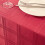 Jacquard Plaid Rectangle Tablecloth Waterproof Red 52x70 2
