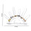 Ξύλινη θήκη δαχτυλιδιών Evil Eye Display Stand with6Ring Posts Easy Assembly Display Stand Κοσμημάτων Organizer Home 5