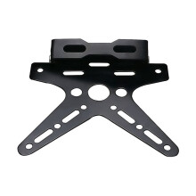 Black Motorcycle License Plate Holder Mount Rear Bracket