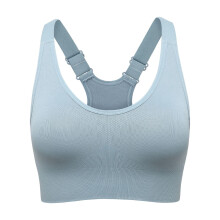 HEVIRGO Dames Sportbeha met Hoge Hals en Racerback, Gevoerde Bralette met Ondersteuning, Fitness Crop Top voor Dagelijks Gebruik, Yoga en Gym