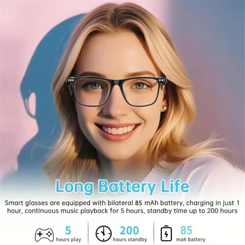 AI Real-Time Translation Smart Glasses Open-Ear 2