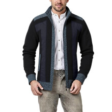 Herren-Weihnachtsstrickjacke – Stilvolle Strickware mit Reißverschluss, bequeme und leichte Jacke zum Drunterziehen für Alltag und