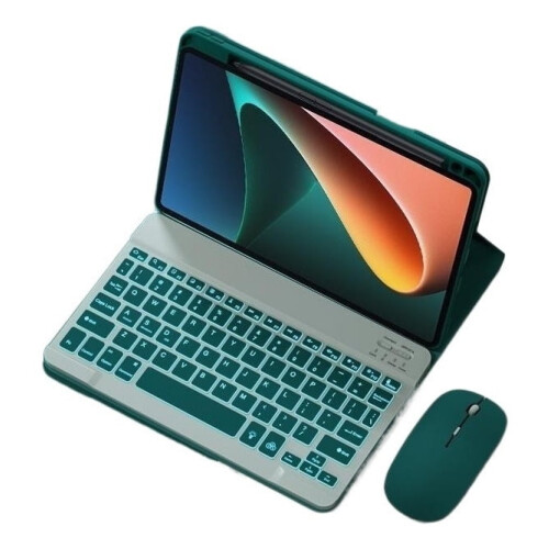 Capa iluminada para teclado e mouse compatível com Xiaomi Pad 5/5 Pro/6/6.