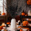 Halloweenská eukalyptová stonka černá 15 palců 26 ks 3
