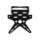 Black Motorcycle License Plate Holder Mount Rear Bracket 4