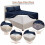 Σετ κλινοσκεπασμάτων - King Size, 6 τεμάχια, Navy Blue, Microfiber, Extra Deep Pocket, 18-24 ίντσες βάθος 6