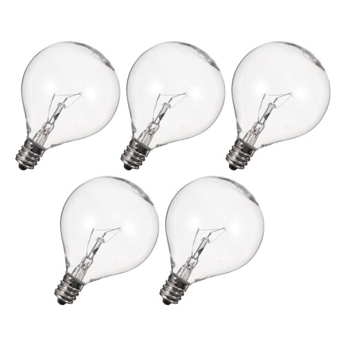 Geurwasdiffuserlamp van glas, 5 stuks, 2,8 x 2 x 2 inch 2
