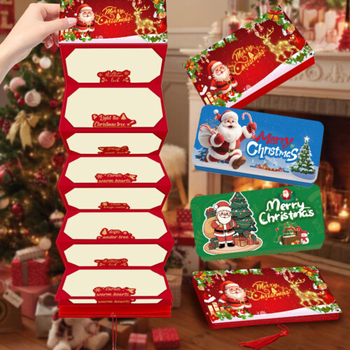 3 enveloppes de Noël avec pinces