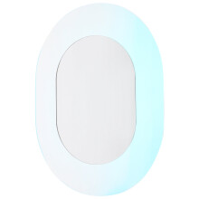 Oval Acrylic Mirror Home Decor Wall Art 1 Piece